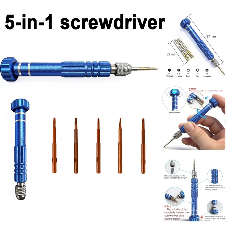 Diy Electronics Repair Kit - 5 in 1 Kit Perbaikan Ponsel,