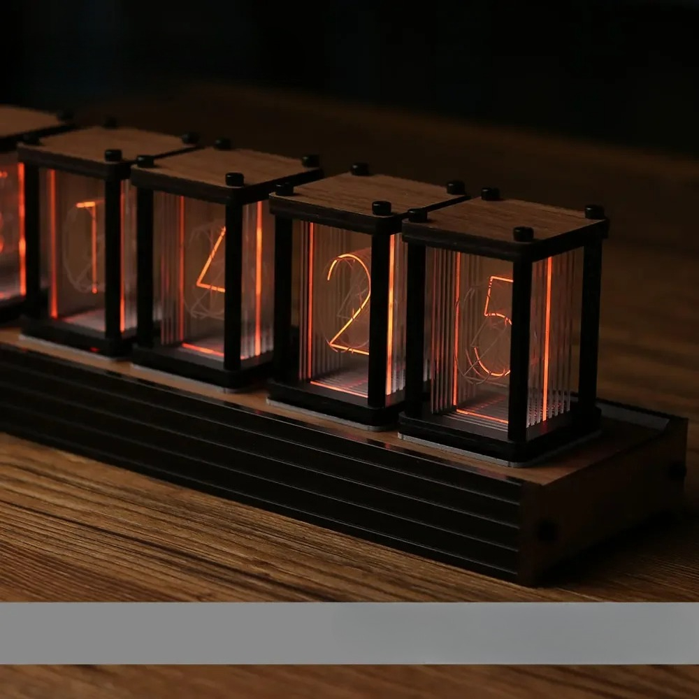 Diy Electronics Desk - Jam Meja DIY RGB Nixie Tube,
