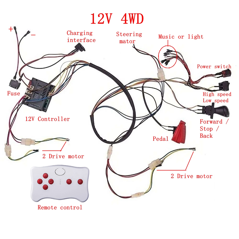 Diy Electronics Button - Mobil listrik anak DIY dimodifikasi kawat