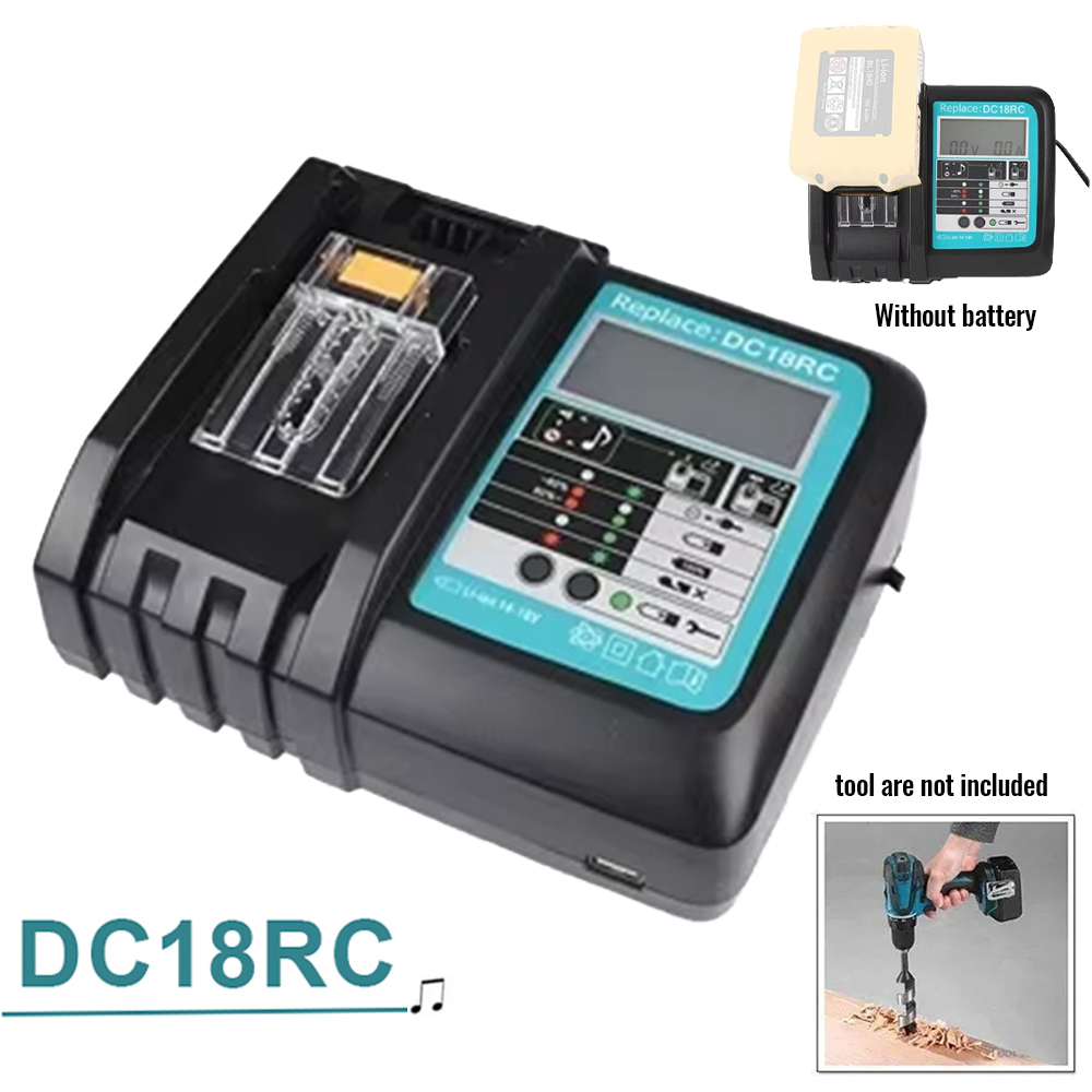 Makita Drill Hp1640 - Pengisi Daya Baterai Li-ion DC18RC 3A
