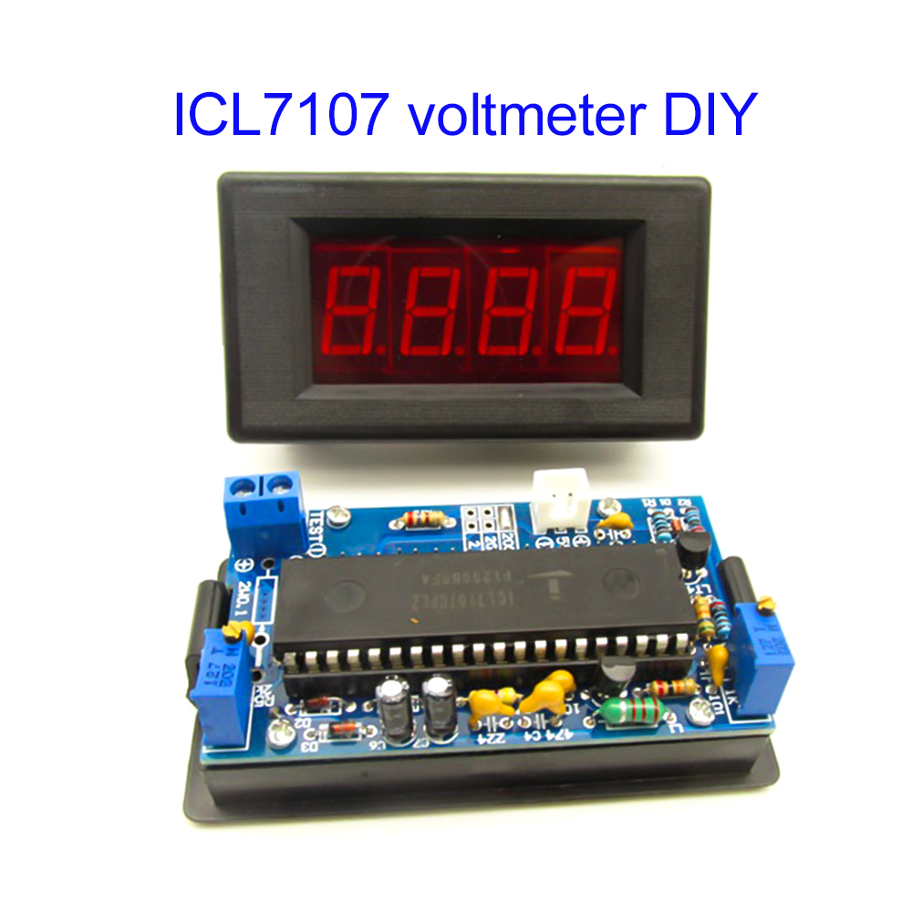Diy Electronics Repair Kit - Kit Suku Cadang Voltmeter ICL7107 DIY