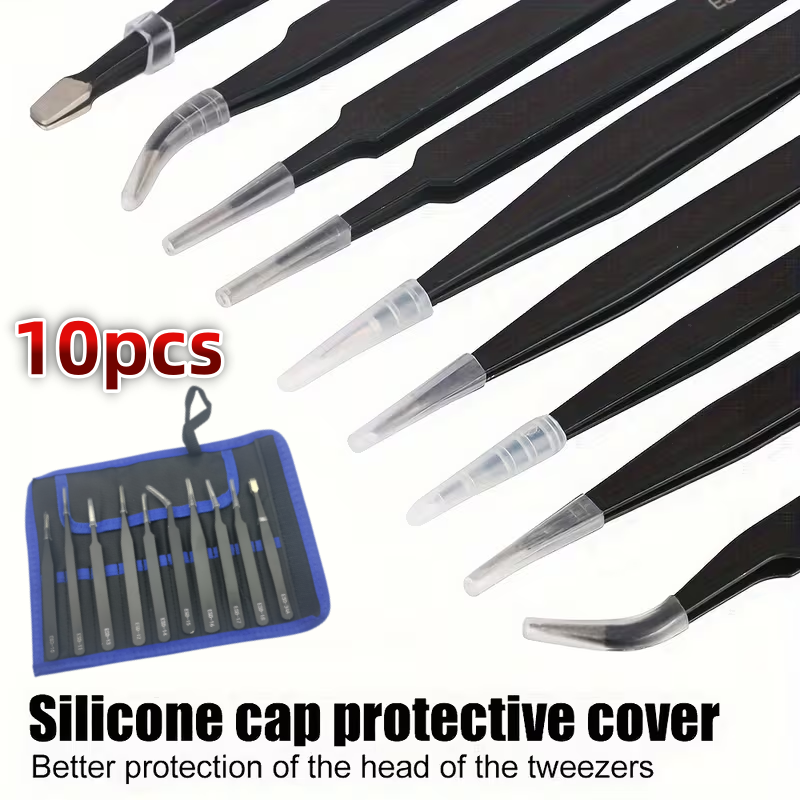 Diy Electronics Repair Kit - 10Pcs Set Pinset Anti-Statik ESD dari