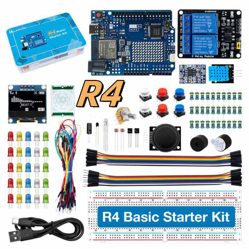 Diy Projects With Electronics - Kit Pemula Pengembangan UNO R4 yang