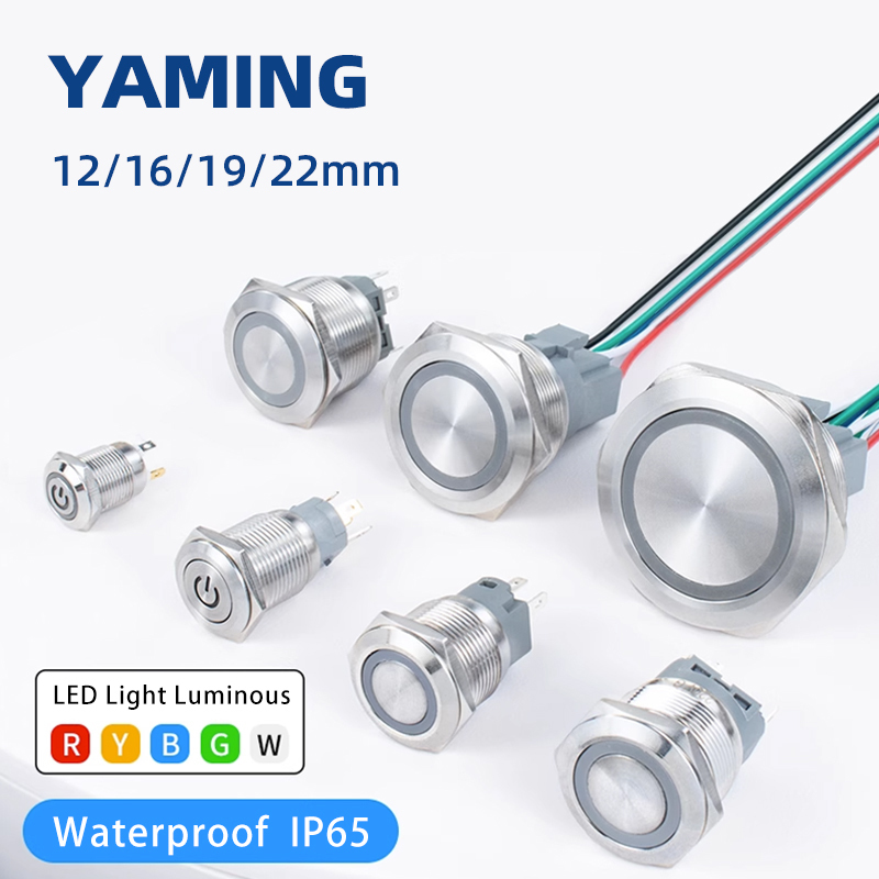 Push Button Tactile - Lampu LED tahan air 6V 24V