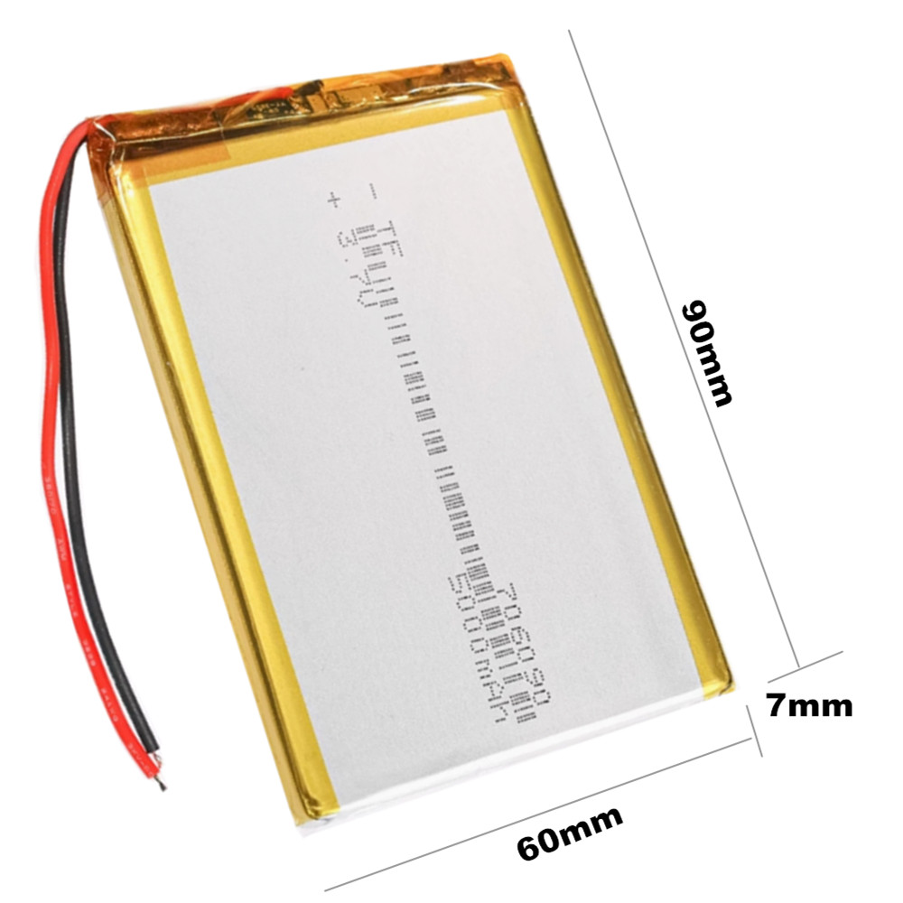 Diy Electronics Book - 1-10 buah 3.7V 5000mAh 706090 606090