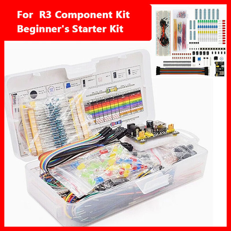 Arduino Diy Electronics - Breadboard 830 Titik Kit Komponen Elektronik