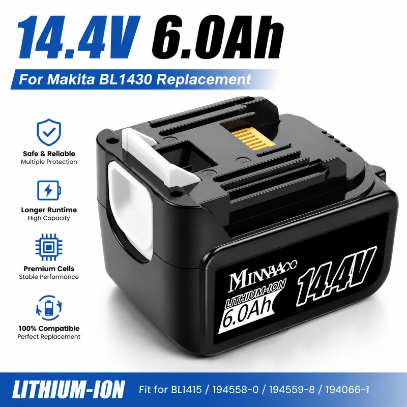 Makita Drill Hp1640 - Untuk Baterai Pengganti Lithium-ion Makita 14.4V