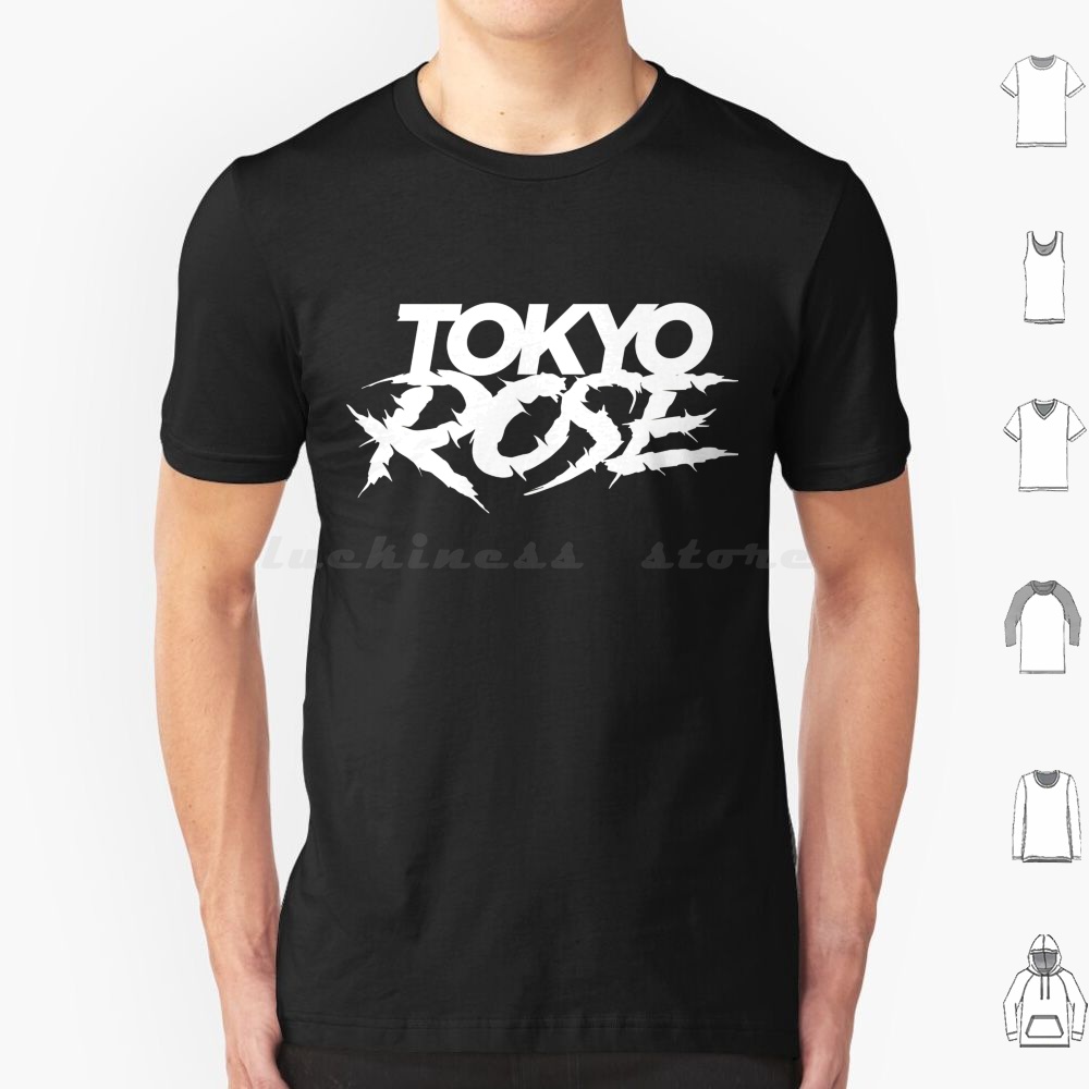 Diy Electronics Logo - Kaus Logo Putih Tokyo Rose Katun