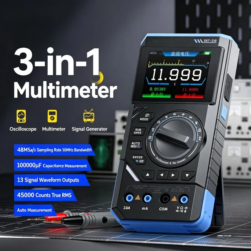 Diy Electronics Tools - DST-210, Alat Multimeter Digital untuk Perbaikan