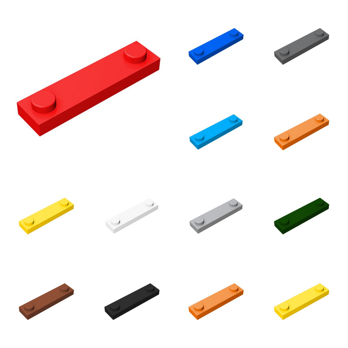 Diy Lego Electronics - 50 Buah 92593 Dimodifikasi 1X4 dengan