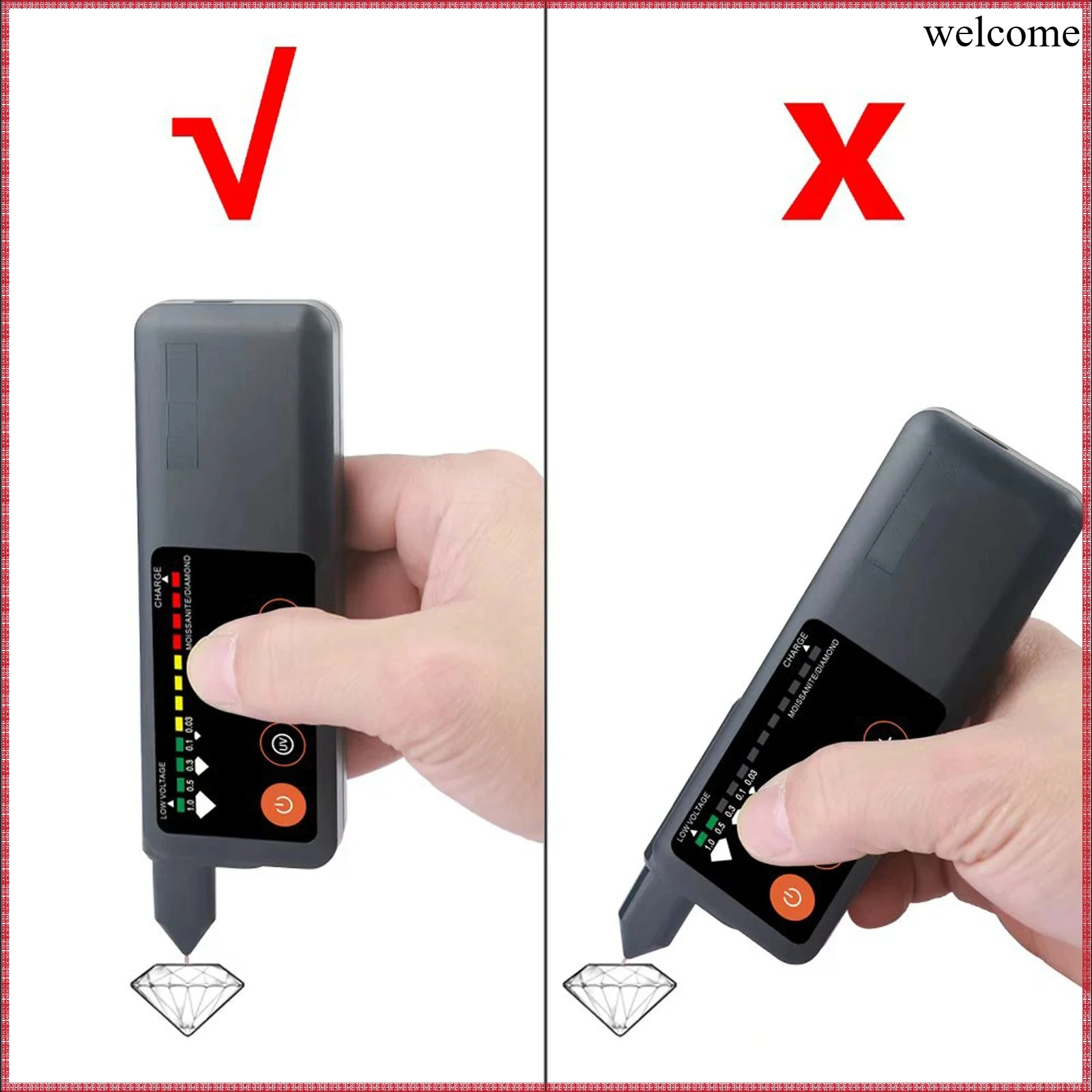 Pena Penguji Berlian Isi Ulang - Diy Electronics Tools ulasan dan harga
