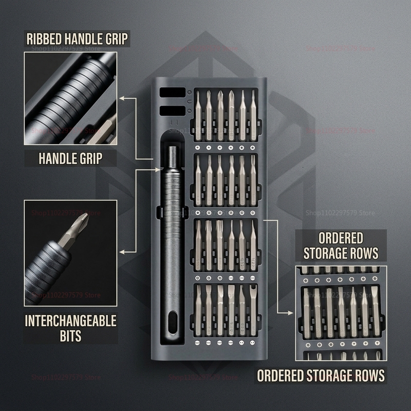 Set Obeng Presisi 51 Buah, Kit - Diy Electronics Tools ulasan dan harga