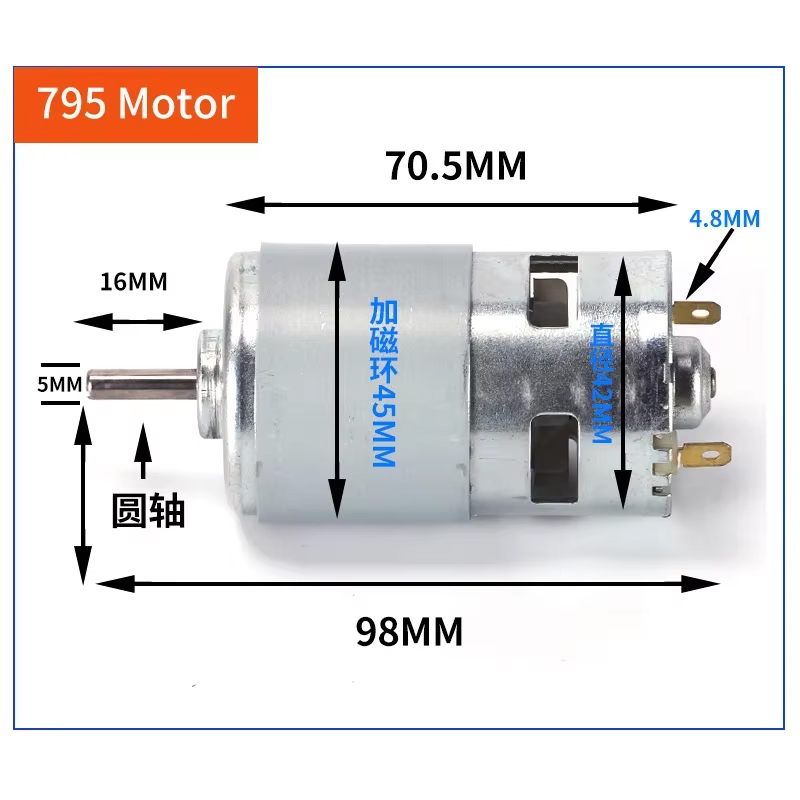 Poros Motor DC Daya Tinggi 775 - Diy Electronics Motor ulasan dan harga