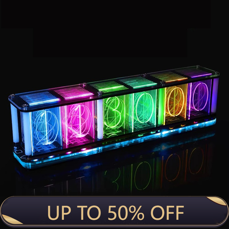 Kit Jam Glow Tube DIY, Jam Dig - Diy Electronics Desk ulasan dan harga