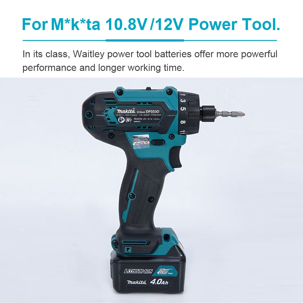 Baterai Lithium 12V 4000mAh Ba - Makita Drill Hp1640 ulasan dan harga