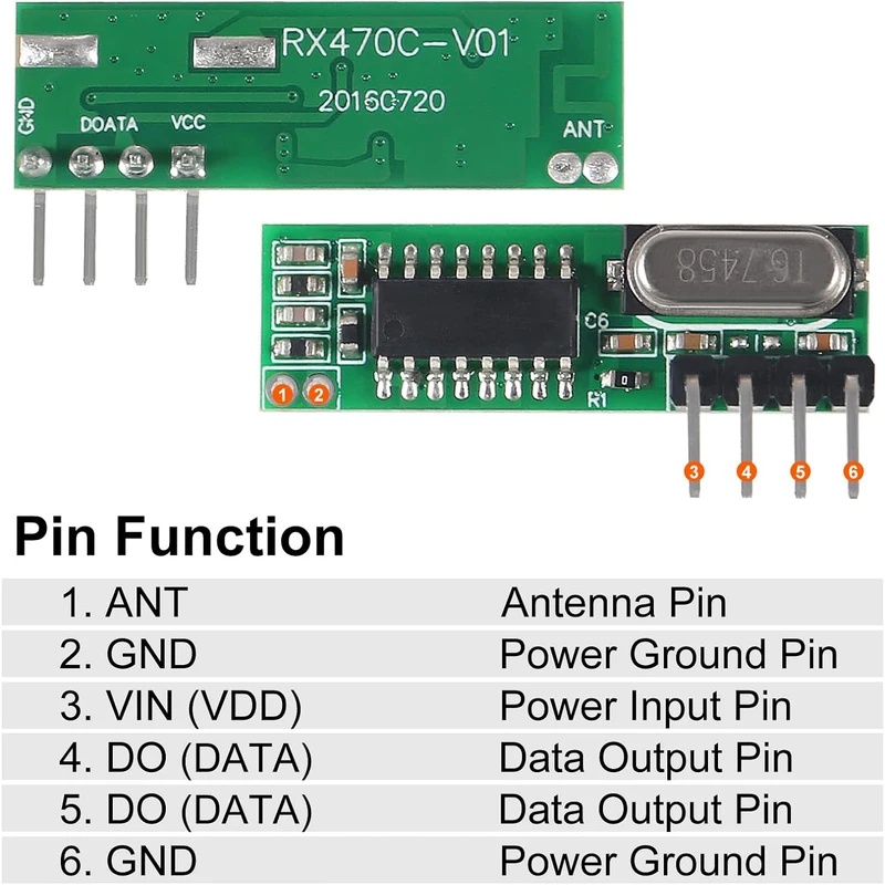 Pemancar dan Penerima RF Nirka - Arduino Diy Electronics ulasan dan harga