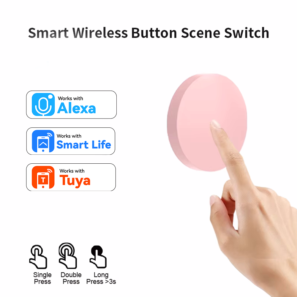 Tombol Nirkabel Pintar ZigBee  - Diy Electronics Button ulasan dan harga