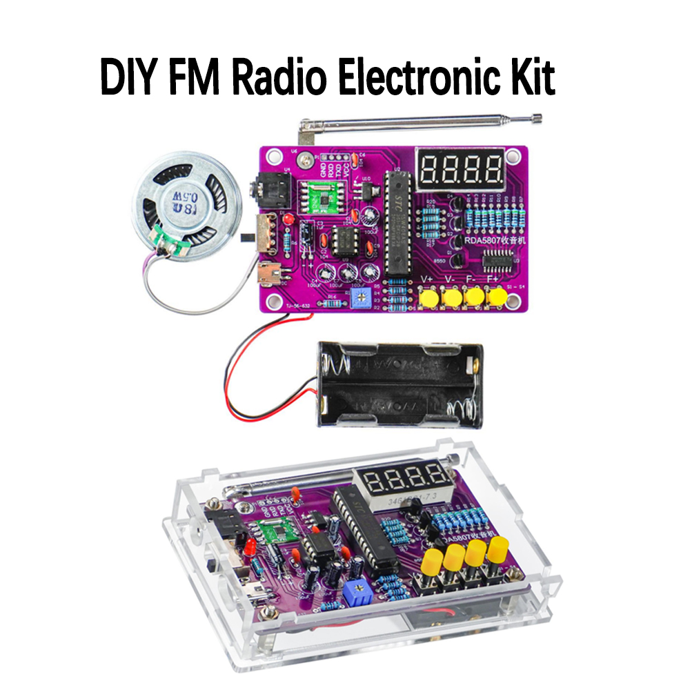 Kit Elektronik Radio FM DIY 87 - Diy Projects With Electronics ulasan dan harga