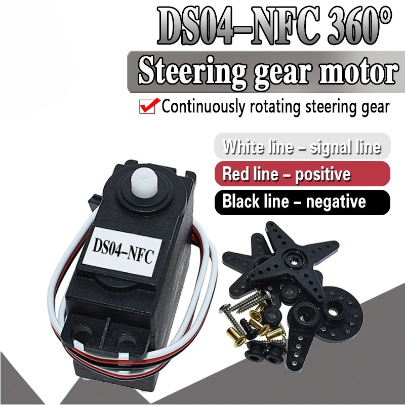 DS04-NFC Servo 360 Derajat Rot - Diy Electronics Motor ulasan dan harga
