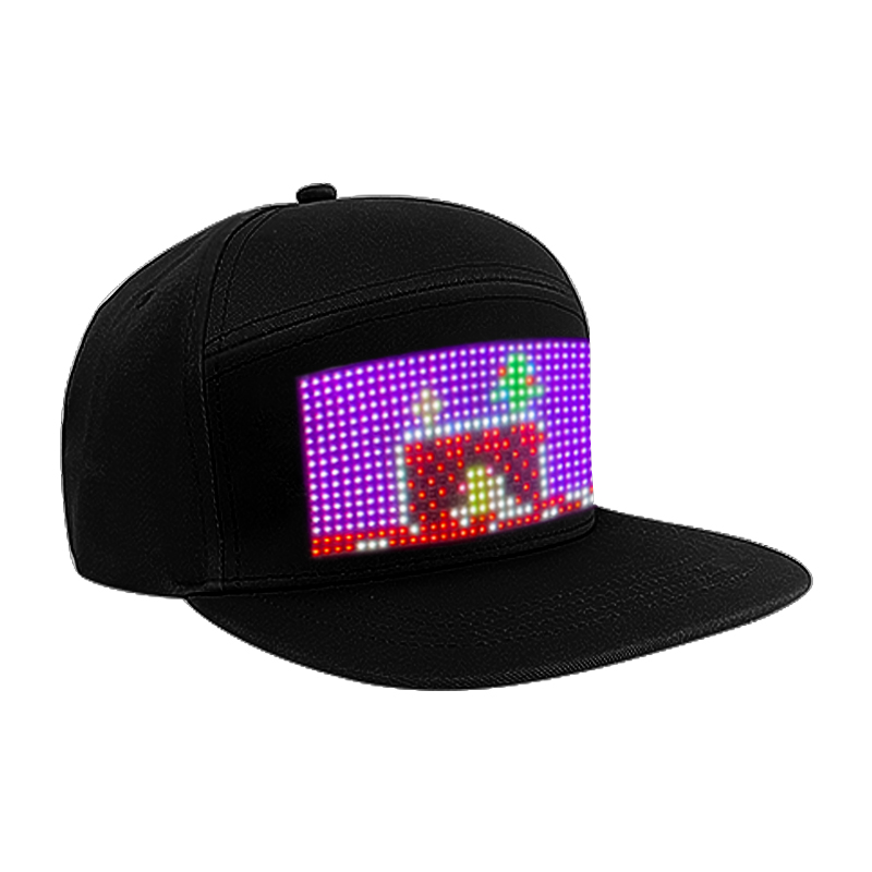 Topi LED Pintar dengan Layar,  - Diy Electronics Logo ulasan dan harga