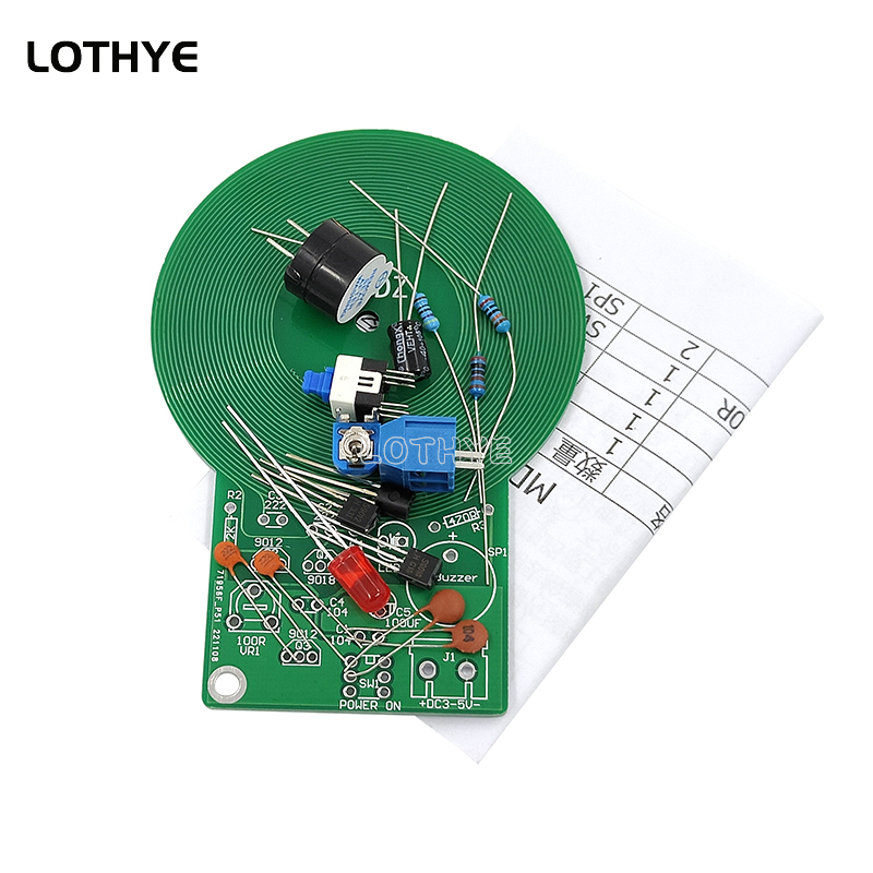 DC 3V-5V Kit Detektor Logam DI - Diy Electronics Tools ulasan dan harga