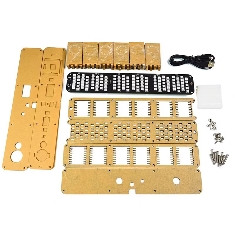 Kit Jam Tabung Glowing DIY Jam - Diy Electronics Desk ulasan dan harga