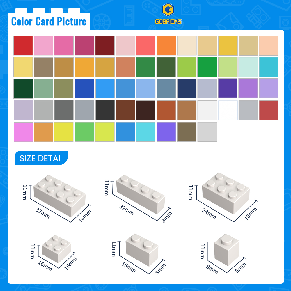 Gobricks10Pcs Bagian Bata MOC  - Diy Lego Electronics ulasan dan harga