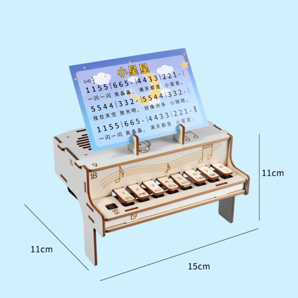 Kit Perakitan Model Piano Elek - Diy Electronics Music ulasan dan harga