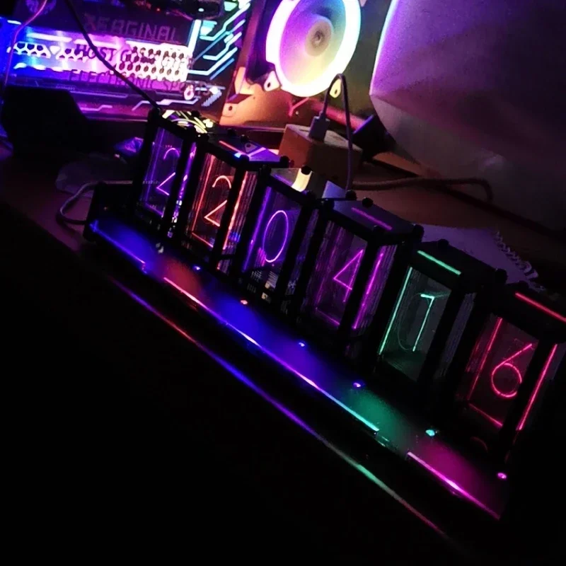 Jam Meja Led Digital Desktop s - Diy Electronics Desk ulasan dan harga