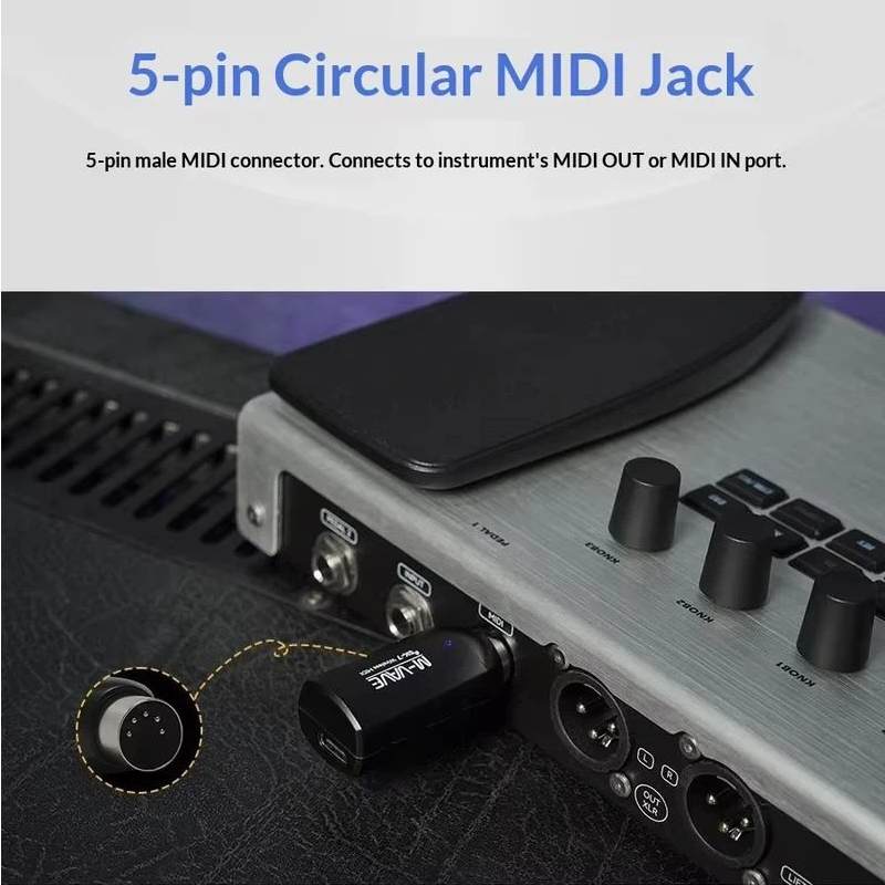 Adaptor Midi Nirkabel M Vave S - Diy Electronics Music ulasan dan harga