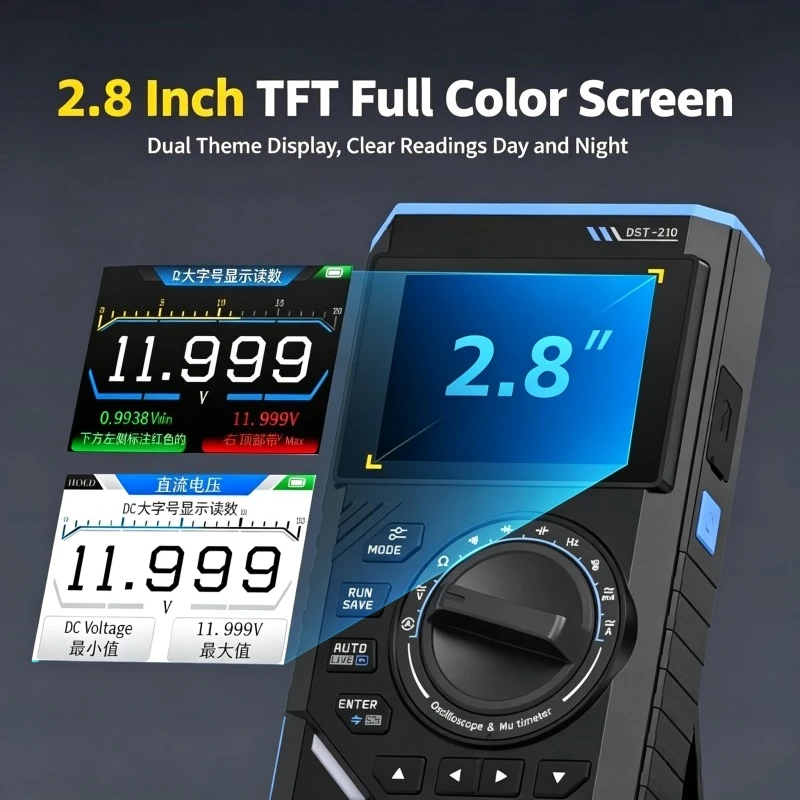 DST-210, Alat Multimeter Digit - Diy Electronics Tools ulasan dan harga