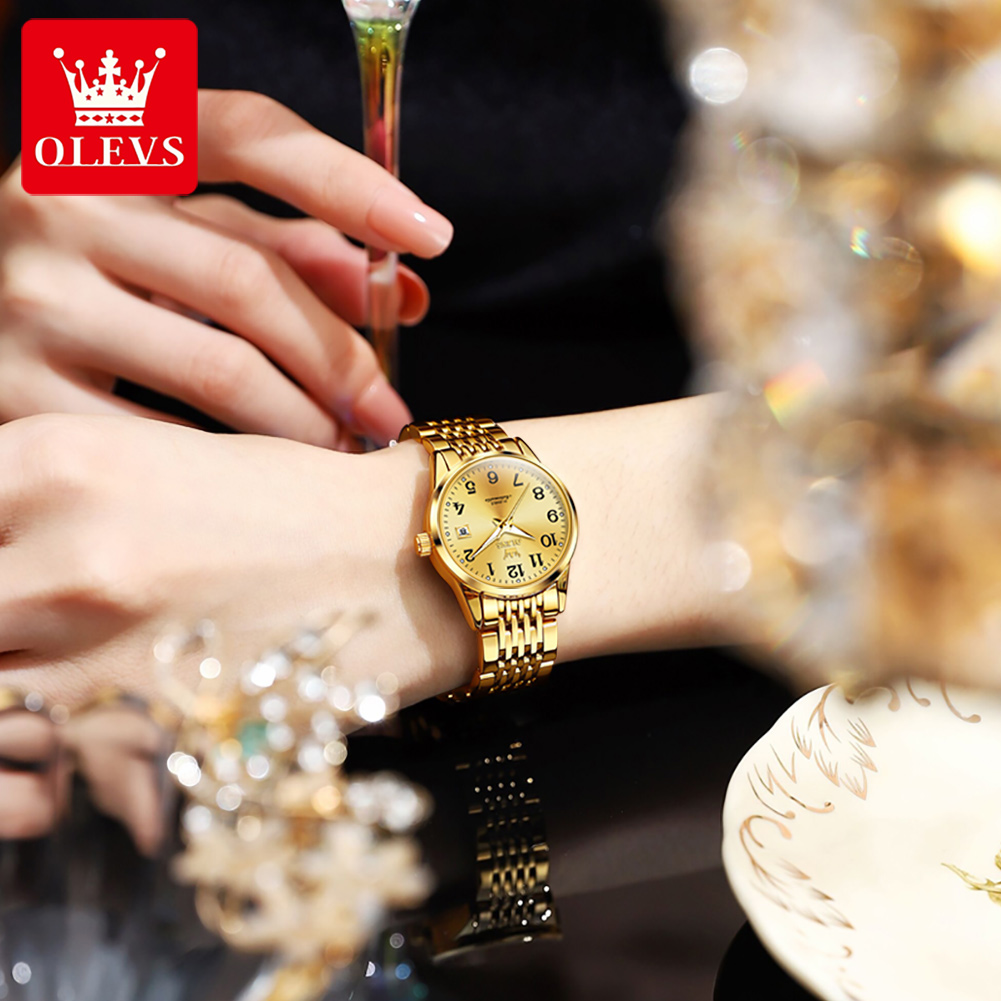 OLEVS 6666 Jam Tangan Wanita F - Push Button Tactile ulasan dan harga