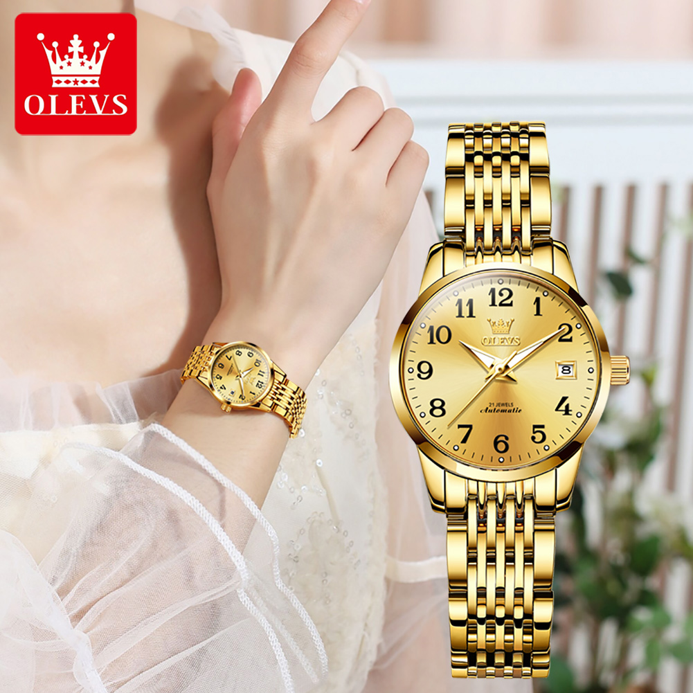 OLEVS 6666 Jam Tangan Wanita F - Push Button Tactile ulasan dan harga